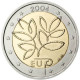 Финляндия 2 евро 2004 год Вступление в Европейский союз 10-ти новых государств UNC KM# 114