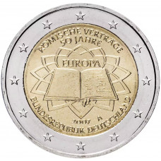 Германия 2 евро 2007 год UNC KM# 259 50 лет подписания Римского договора