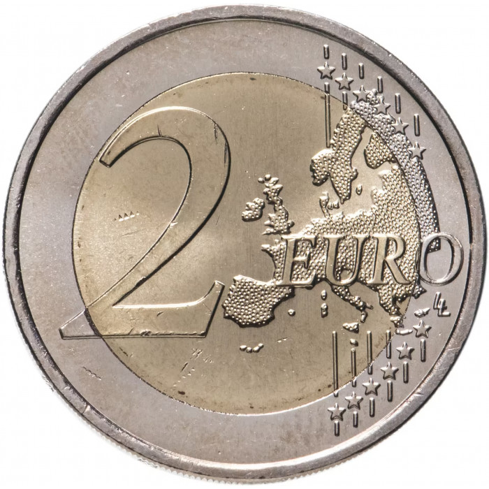 Португалия 2 евро 2007 год Председательство Португалии в Евросоюзе UNC KM# 772