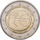 Германия 2 евро 2009 год UNC KM# 277 10 лет монетарной политики ЕС (EMU) и введения евро
