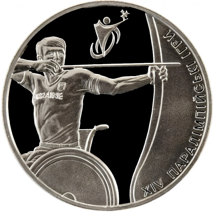 Украина 2 гривны 2012 год XIV Паралимпийские игры, Лондон BUNC KM# 661
