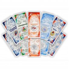 Россия 25 рублей 2025 год Российский спорт - Динамо ЦСКА Локомотив Спартак Трудовые резервы Набор 5 монет