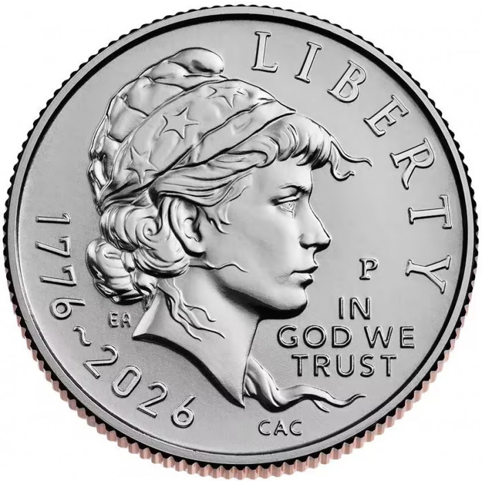 США 1 дайм 2026 P год 250 лет независимости UNC UC# 455