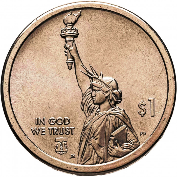 США 1 доллар 2026 D год Стив Джобс, Калифорния, Американские инновации UNC UC# 453