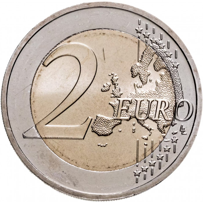 Германия 2 евро 2024 ADFGJ год 175 лет Конституции Паульскирхе Набор 5 монет UNC UC# 110