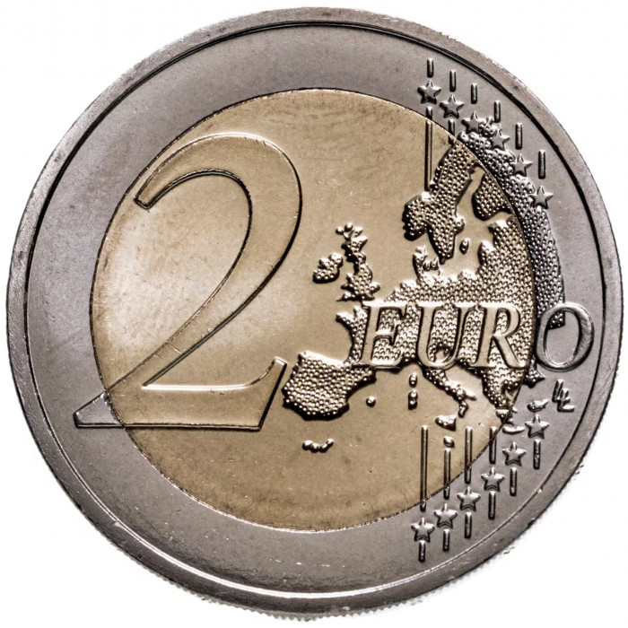 Люксембург 2 евро 2024 год 175 лет со дня смерти Великого Герцога Люксембурга Виллема II UNC UC# 120
