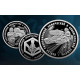 Россия 1 рубль 2026 год Войска РХБЗ. Набор из 3 монет Proof