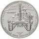 Украина 5 гривен 2019 год Первый пуск ракеты-носителя "Зенит-3SL" BUNC UC# 393