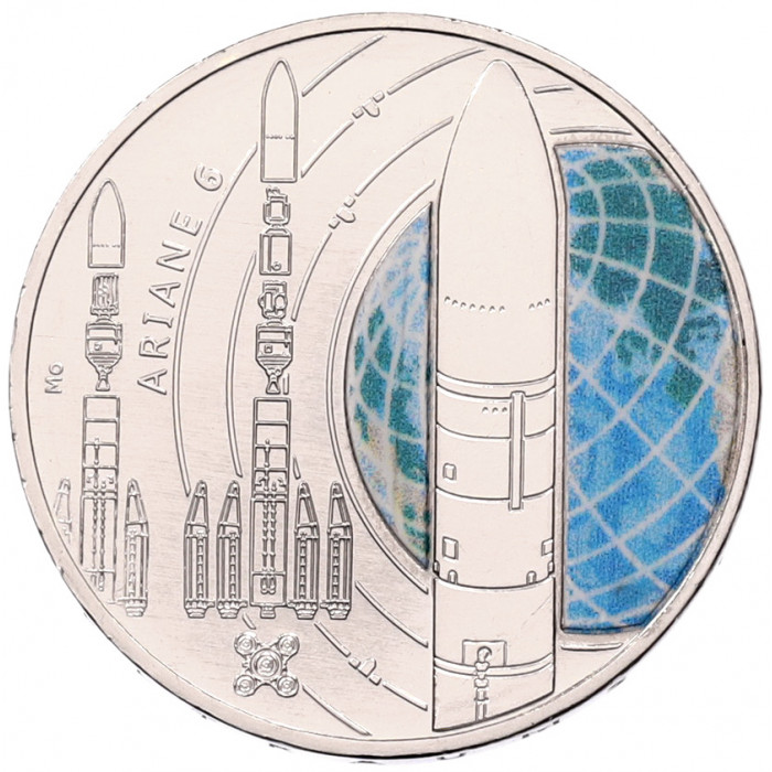 Германия 5 евро 2026 год Ариан-6 UNC UC# 384