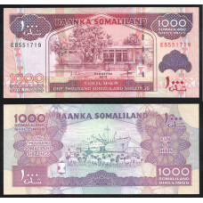 Сомалиленд 1000 Шиллингов 2012 год UNC P# 20b