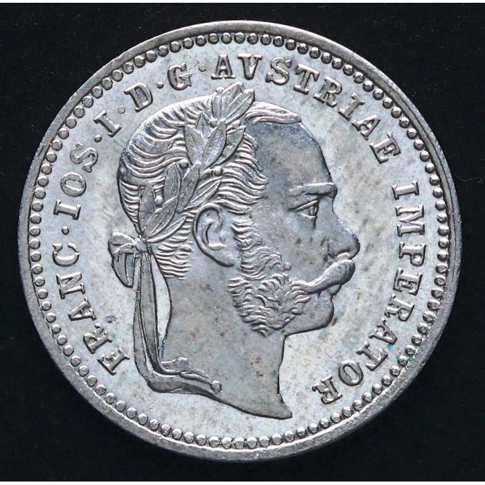 Австрия 10 Крейцеров 1872 год KM# 2206 Серебро 400 Франц Иосиф I 