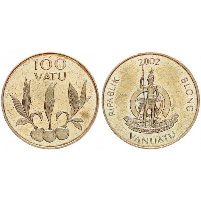 Вануату 100 Вату 2002 год KM# 9 Флора 