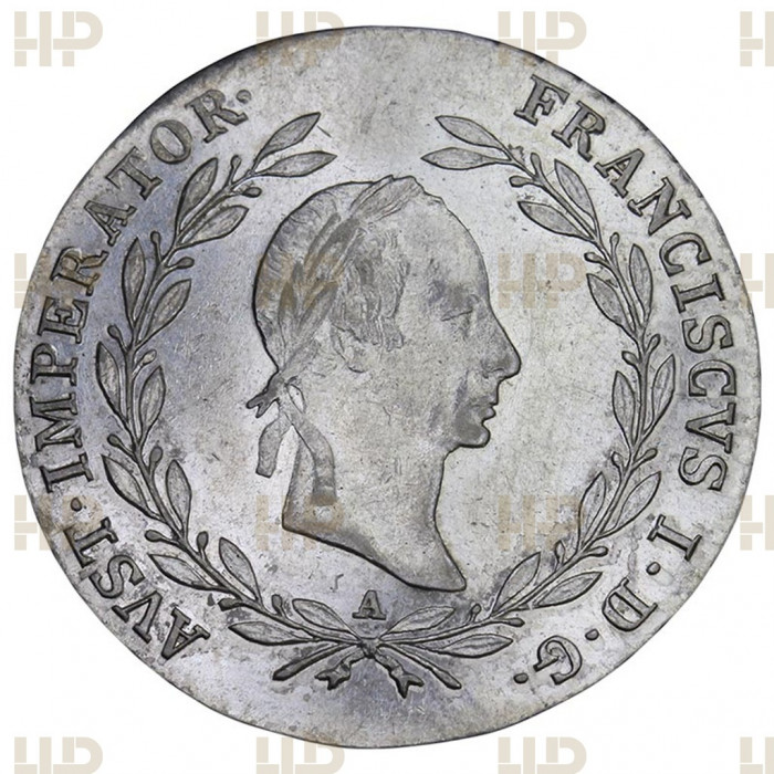 Австрия 20 Крейцеров 1830 А год Серебро Франц Слаб ННР MS 61 