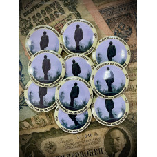 Россия Знак / Значок Памятники В.И. Ленину. Алтайский край, поселок Октябрьский (BOX260)