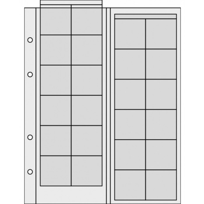 Альбом для монет Collection, с 10 скользящими листами формата Optima