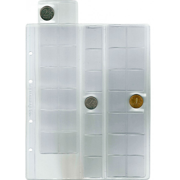 Альбом для монет Collection, с 10 скользящими листами формата Optima
