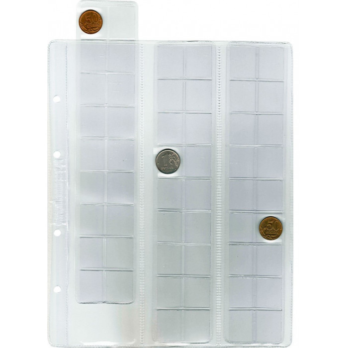 Альбом для монет Collection, с 10 скользящими листами формата Optima