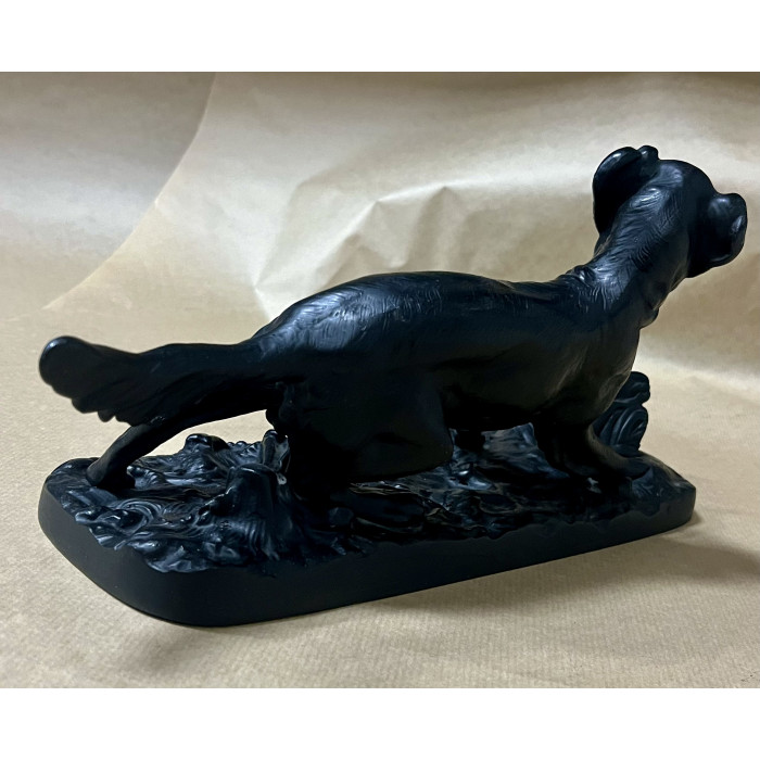 СССР Касли Чугун скульптура Собака Сеттер с куропаткой охота на куропатку 1960 год  