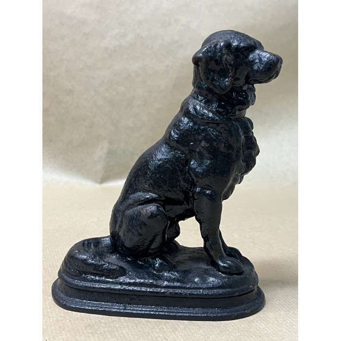 СССР СУЛЗ Чугун скульптура Собака охотничья (пресс-папье)