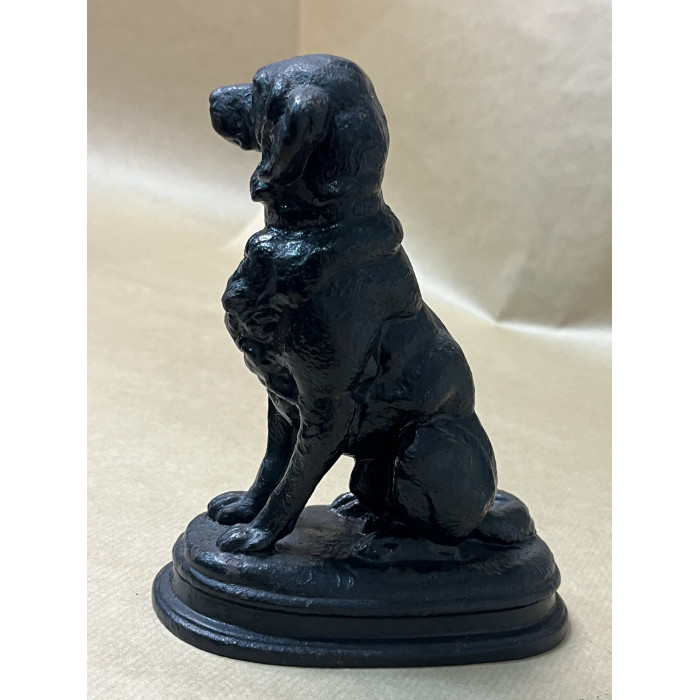 СССР СУЛЗ Чугун скульптура Собака охотничья (пресс-папье)