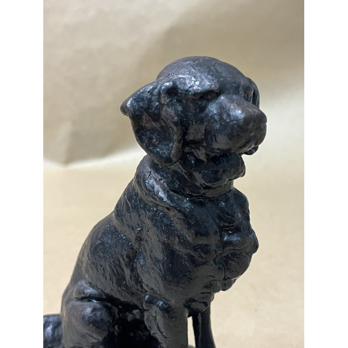 СССР СУЛЗ Чугун скульптура Собака охотничья (пресс-папье)