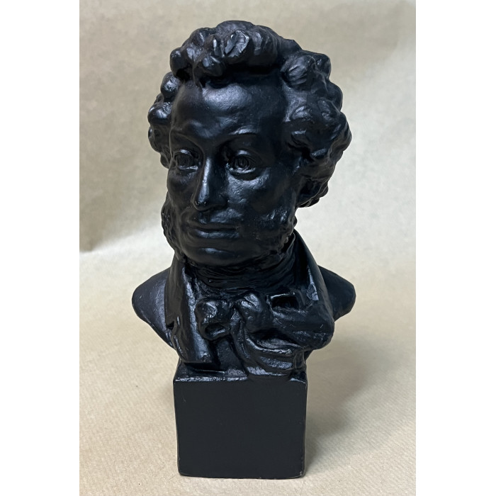 СССР СЧЛЗ Чугун  Бюст Пушкин скульптор Ермаков 1960 год Свердлолвск