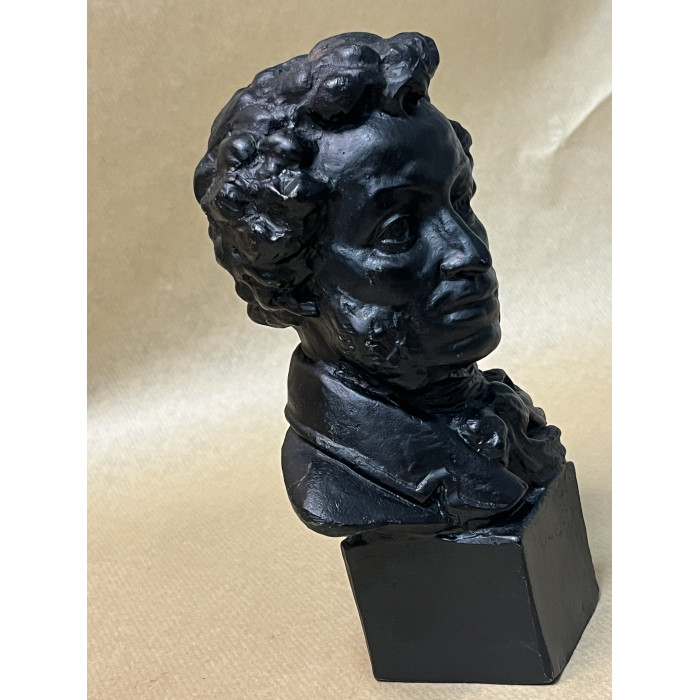 СССР СЧЛЗ Чугун  Бюст Пушкин скульптор Ермаков 1960 год Свердлолвск