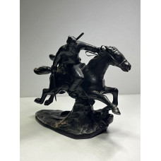 СССР Касли Чугун скульптура Красноармеец на коне Будёновец 1969 год 