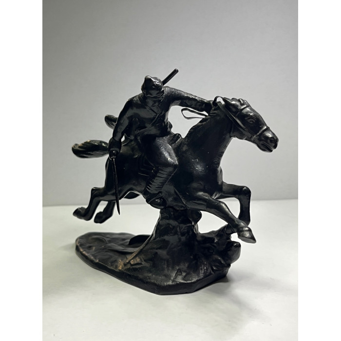 СССР Касли Чугун скульптура Красноармеец на коне Будёновец 1969 год 