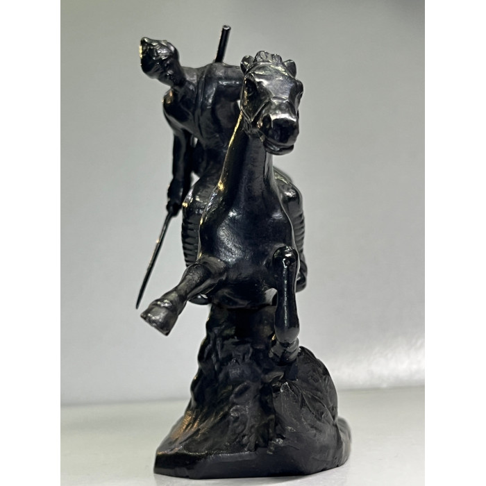 СССР Касли Чугун скульптура Красноармеец на коне Будёновец 1969 год 