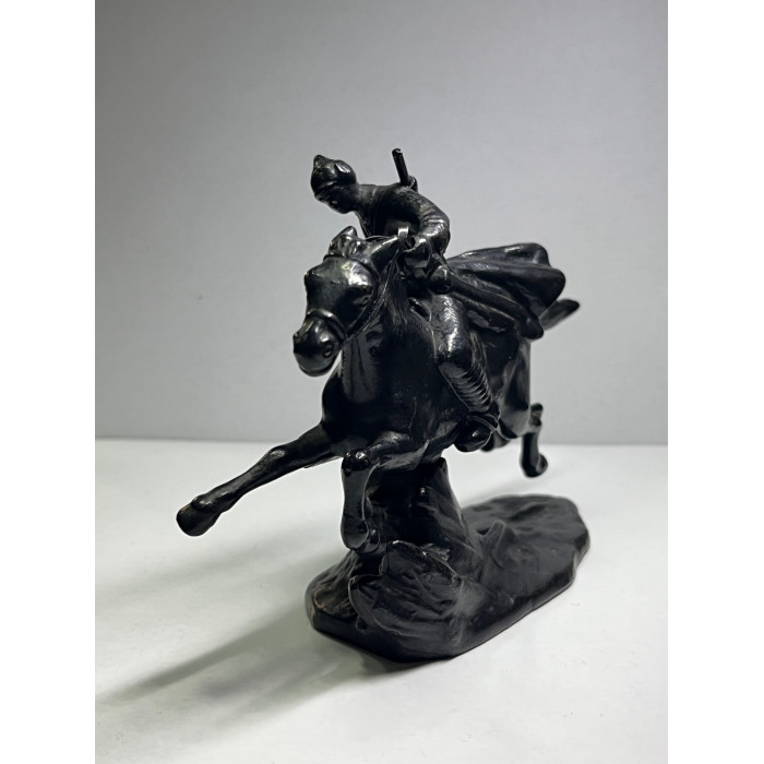 СССР Касли Чугун скульптура Красноармеец на коне Будёновец 1969 год 