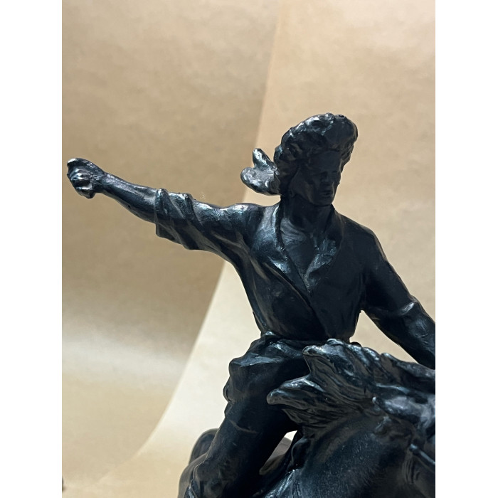 СССР Касли Чугун скульптура Салават Юлаев на коне 