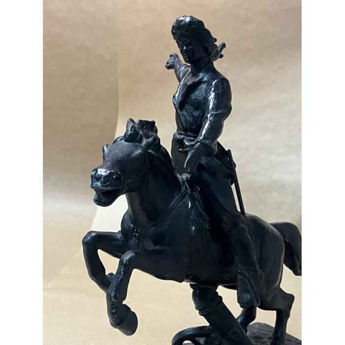 СССР Касли Чугун скульптура Салават Юлаев на коне 