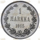 Россия / Финляндия 1 Марка 1915 S год. Ag. MS 62, Слаб ННР. Николай II