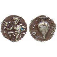 Греция Фасос Трихемиобол 441 год Серебро