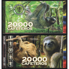 Колумбия Медельин Клуб Монеты 20000 Кафетерос 2015 год UNC Col# CM-11 Фантазийные выпуски