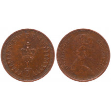 Великобритания 1/2 Пенни 1971 год KM# 914 Новый пенни Елизавета II