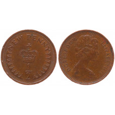 Великобритания 1/2 Пенни 1976 год KM# 914 Новый пенни Елизавета II