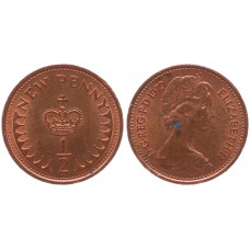 Великобритания 1/2 Пенни 1979 год KM# 914 Новый пенни Елизавета II