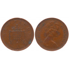 Великобритания 1 Пенни 1971 год KM# 915 Новый пенни Елизавета II