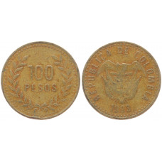 Колумбия 100 Песо 1993 год KM# 285.1