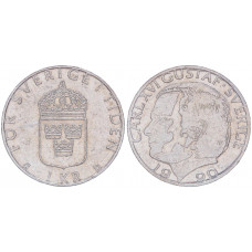 Швеция 1 Крона 1990 год XF KM# 852a Карл XVI Густав