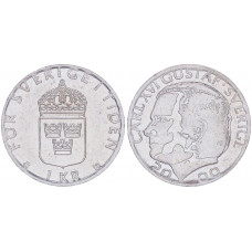 Швеция 1 Крона 2000 год XF KM# 852a Карл XVI Густав