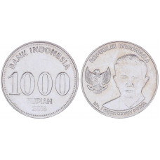 Индонезия 1000 Рупий 2016 год AUNC KM# 74