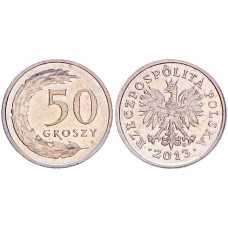 Польша 50 Грошей 2013 год XF Y# 281