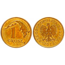 Польша 1 Грош 2013 год XF Y# 276 (BOX926)