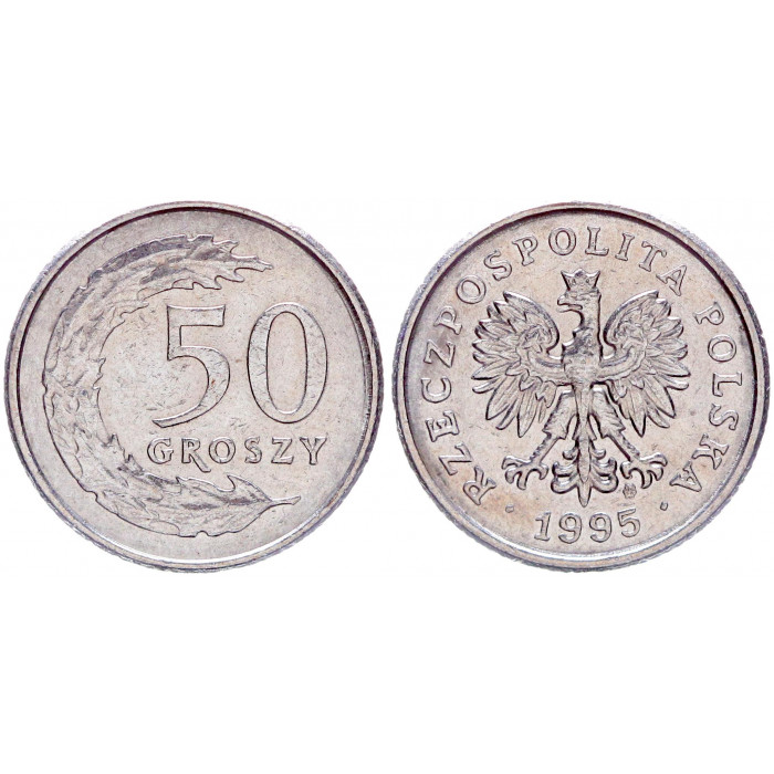 Польша 50 Грошей 1995 год XF Y# 281 (BOX952)