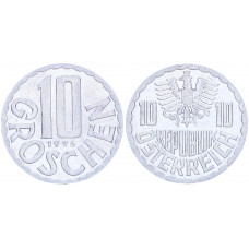 Австрия 10 Грошей 1996 год KM# 2878