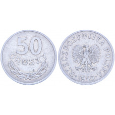 Польша 50 Грошей 1949 год Y# 44a (BOX2151)