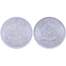 Польша 50 Грошей 1973 год Y# 48.1 (BOX2156)